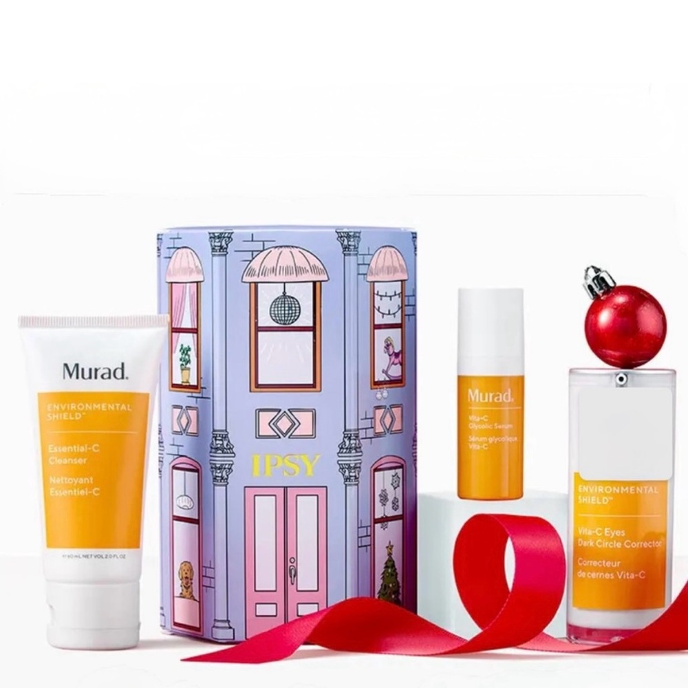 MURAD BUNDLE in IPSY Collectible Holiday Box 3 pc Brightens Skin Anti Wrinkle